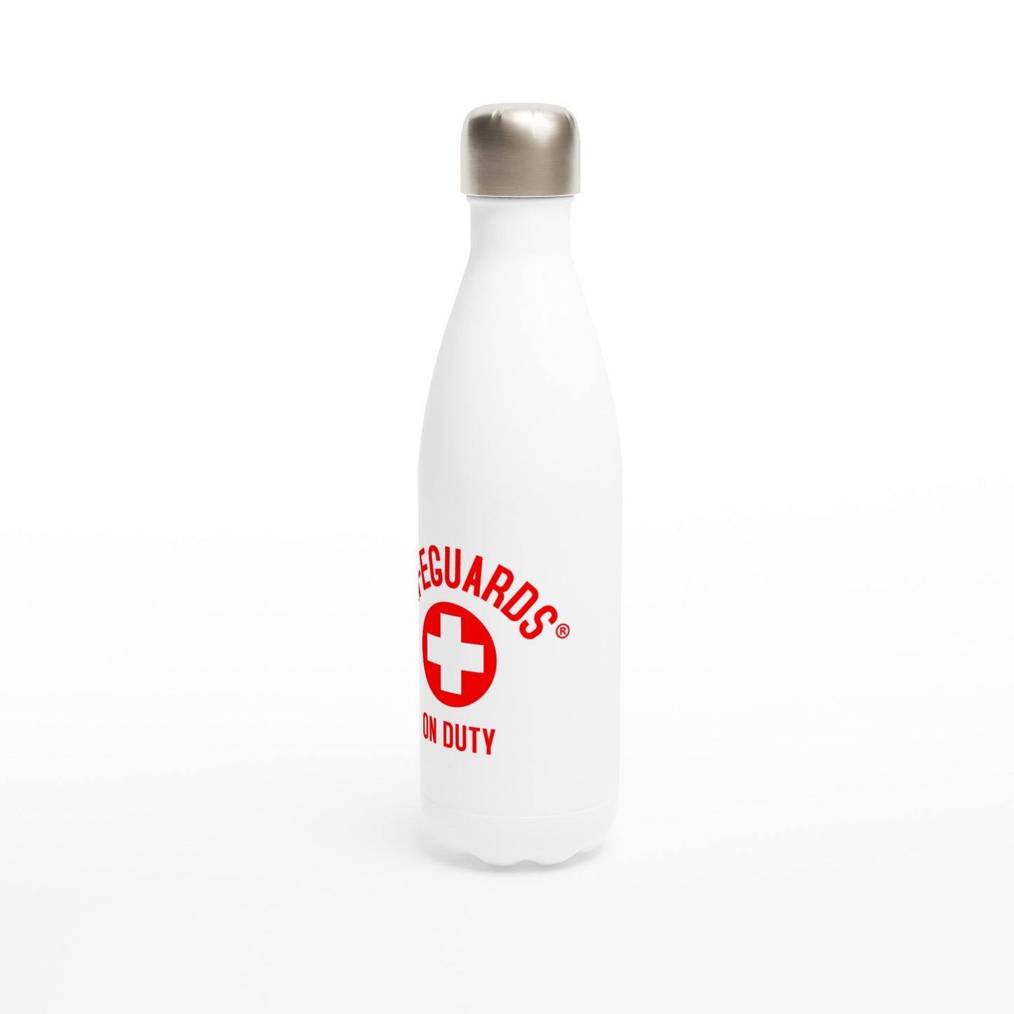"Lifeguards on Duty Stainless Steel Water Bottle โ Quenching Thirst with Vigilance"