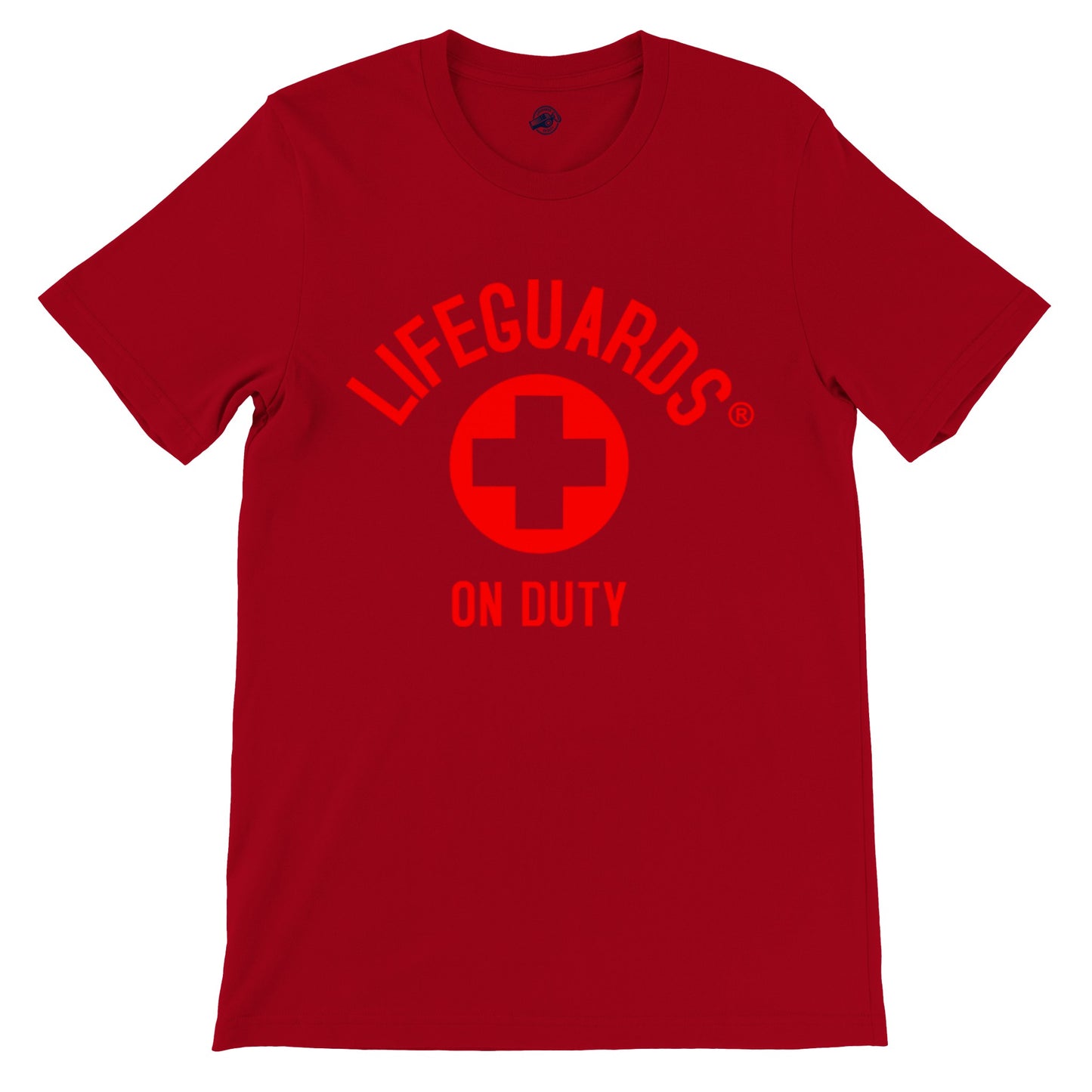 "Premium Comfort, Caring Commitment: Men's 'Lifeguards on Duty' Tee"