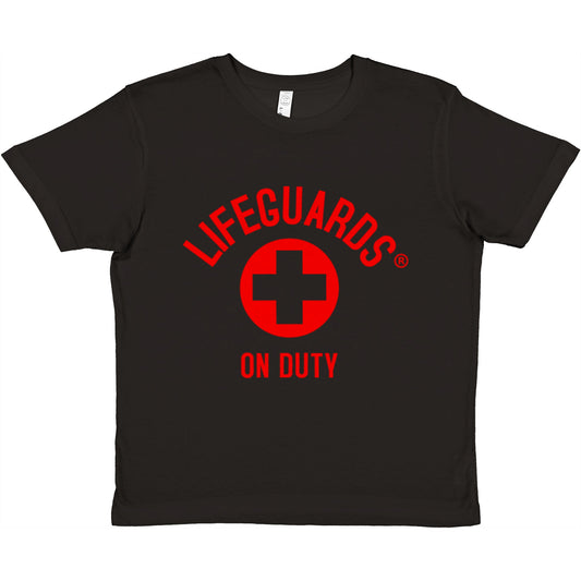"Kids' Premium 'Always on Duty' Lifeguards T-Shirt: Style & Responsibility"